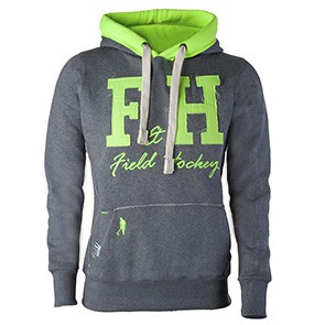 Hoodie F&H (grey/lime green)